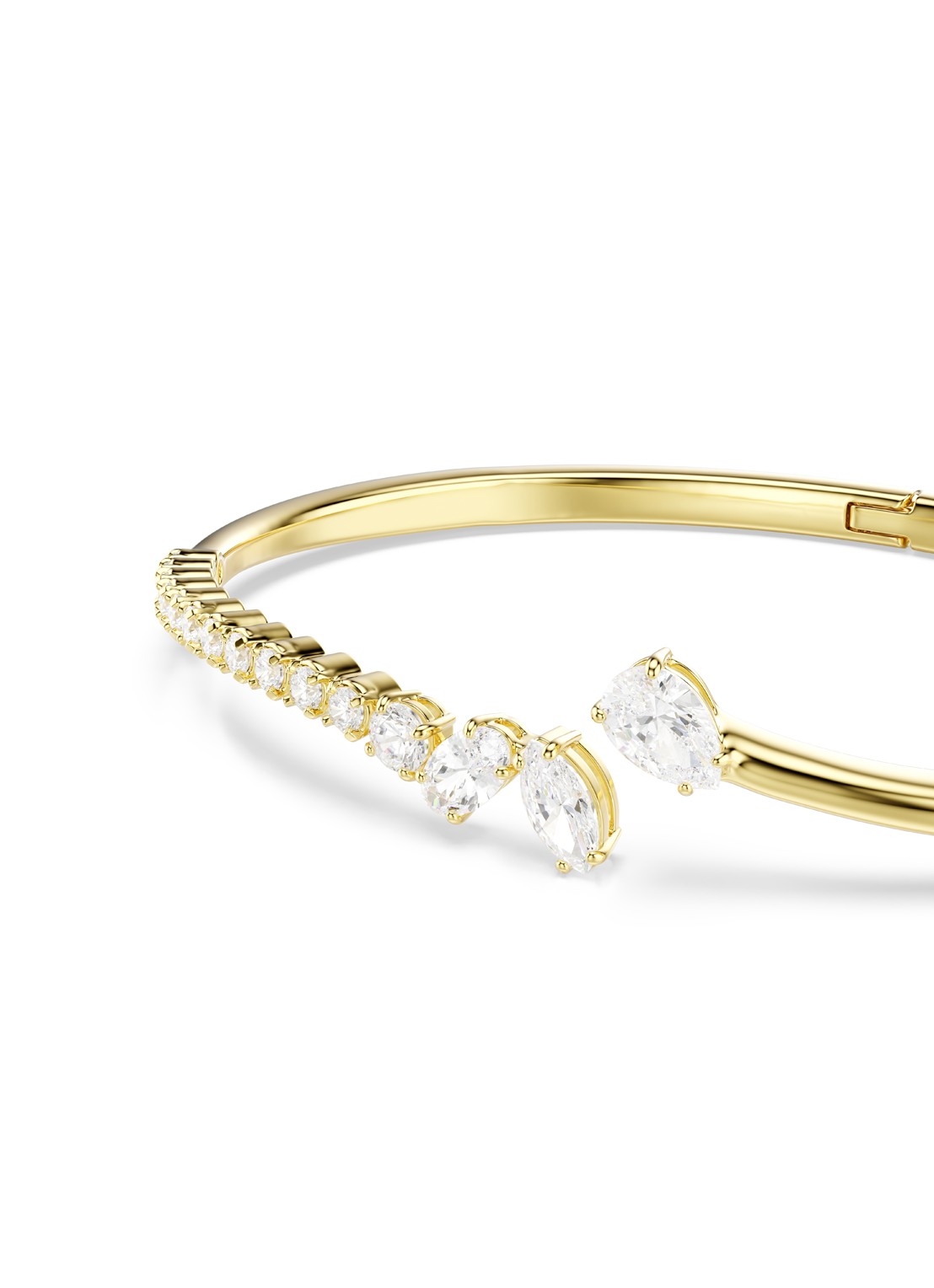 Swarovski Mesmera bangle verguld  - detail 2 goud