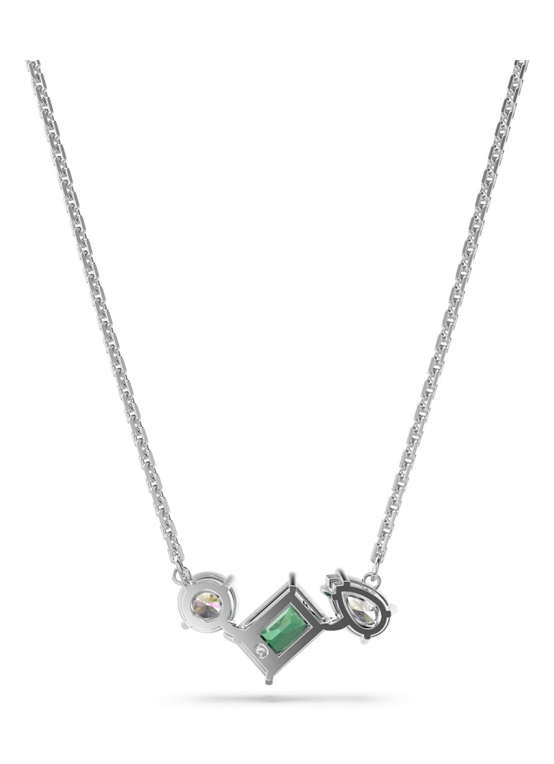 Swarovski Mesmera ketting met kristal - detail 2 zilver