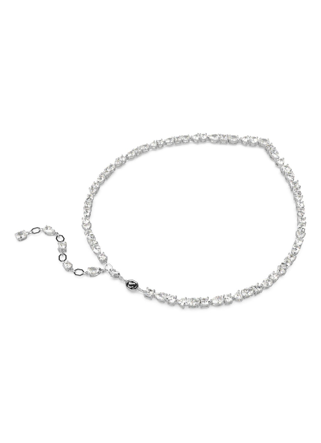 Swarovski Mesmera ketting met kristal - detail 2 zilver