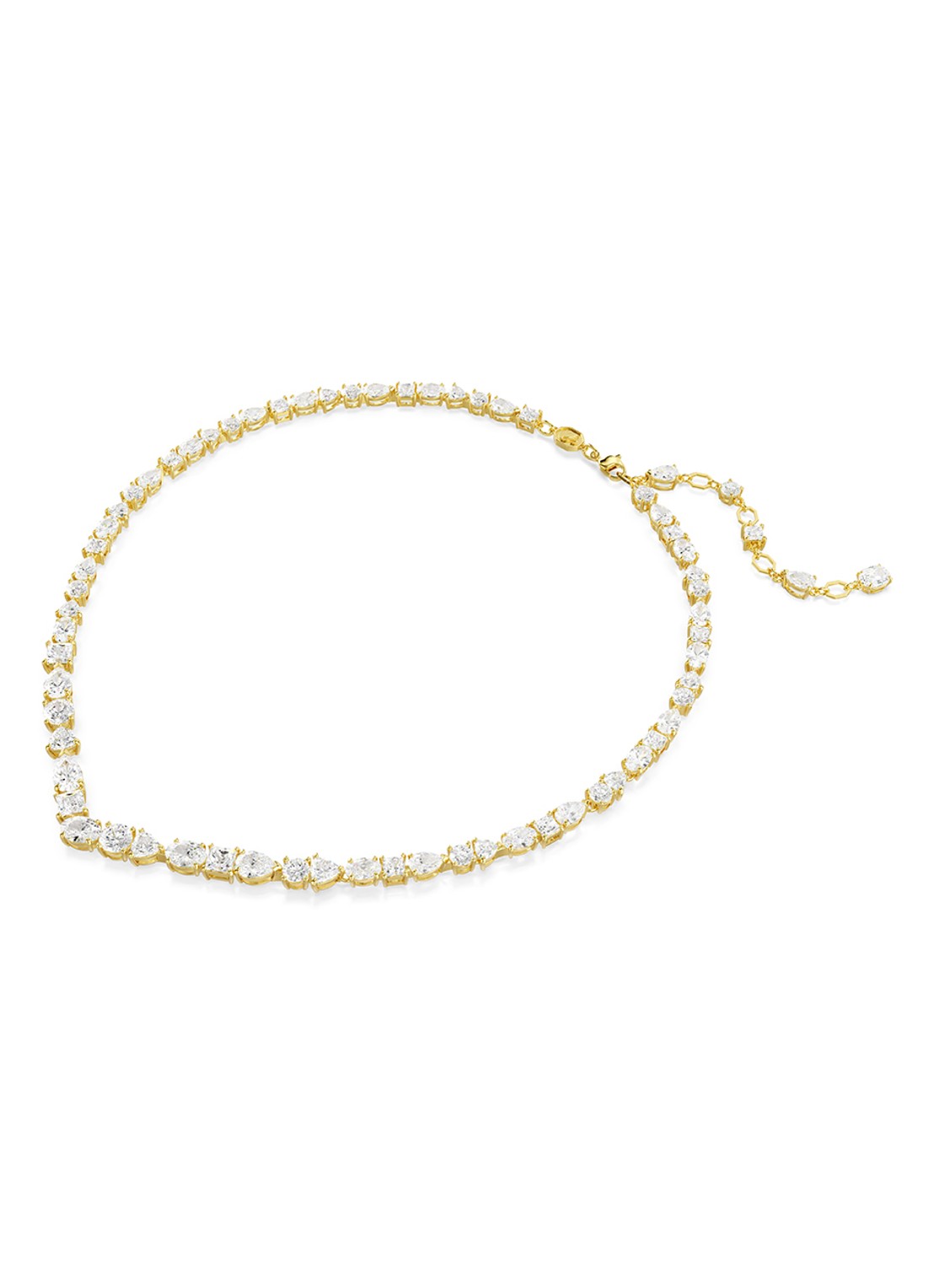 Swarovski Mesmera ketting met kristal - detail 2 goud