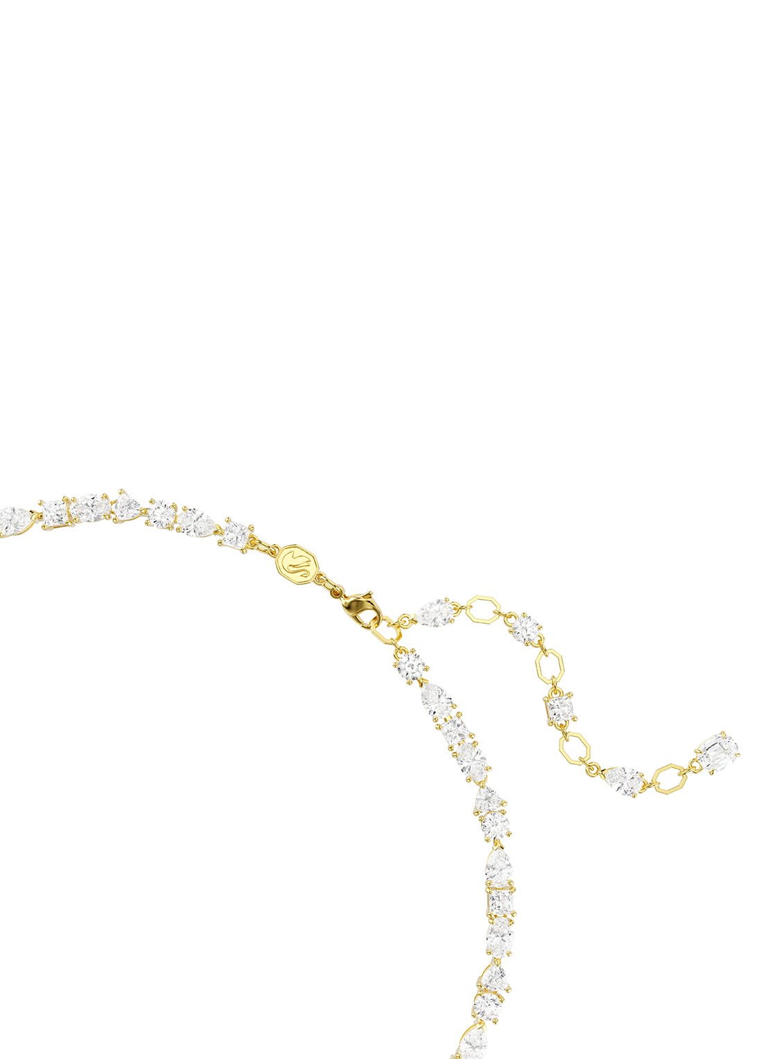 Swarovski Mesmera ketting met kristal - detail 3 goud