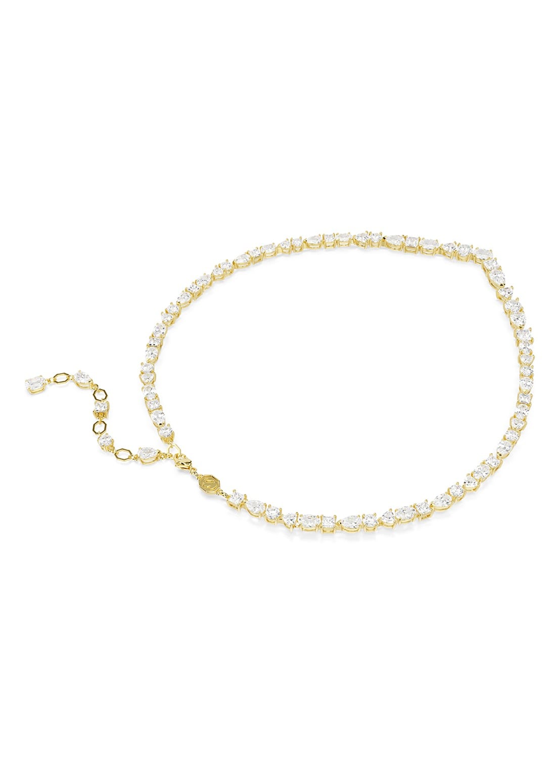 Swarovski Mesmera ketting met kristal - detail 5 goud