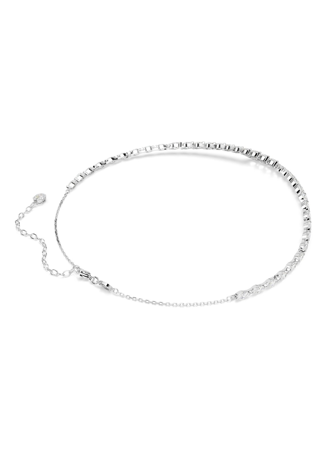 Swarovski Mesmera ketting met kristal  - detail 3 zilver