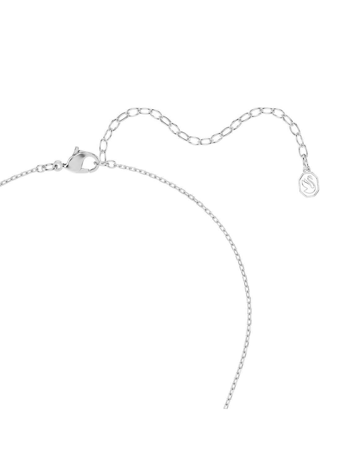 Swarovski Mesmera ketting met kristal  - detail 3 zilver