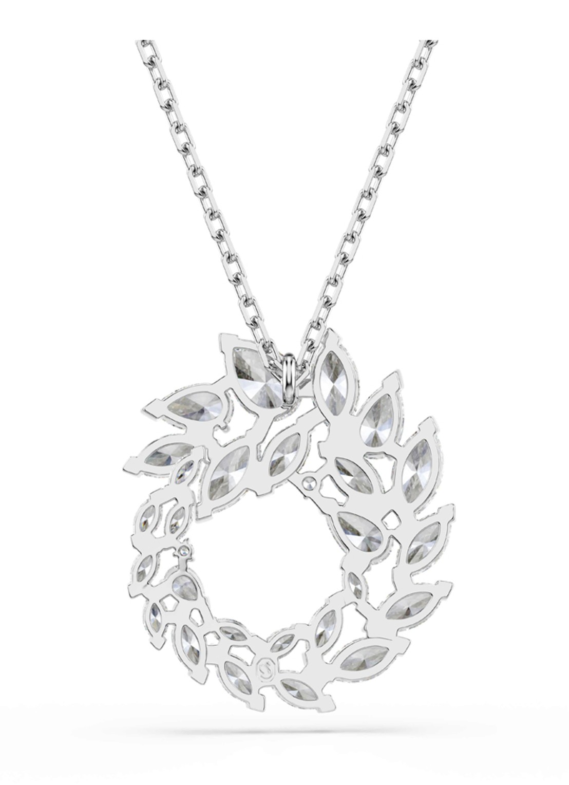 Swarovski Mesmera ketting met kristal  - detail 4 zilver