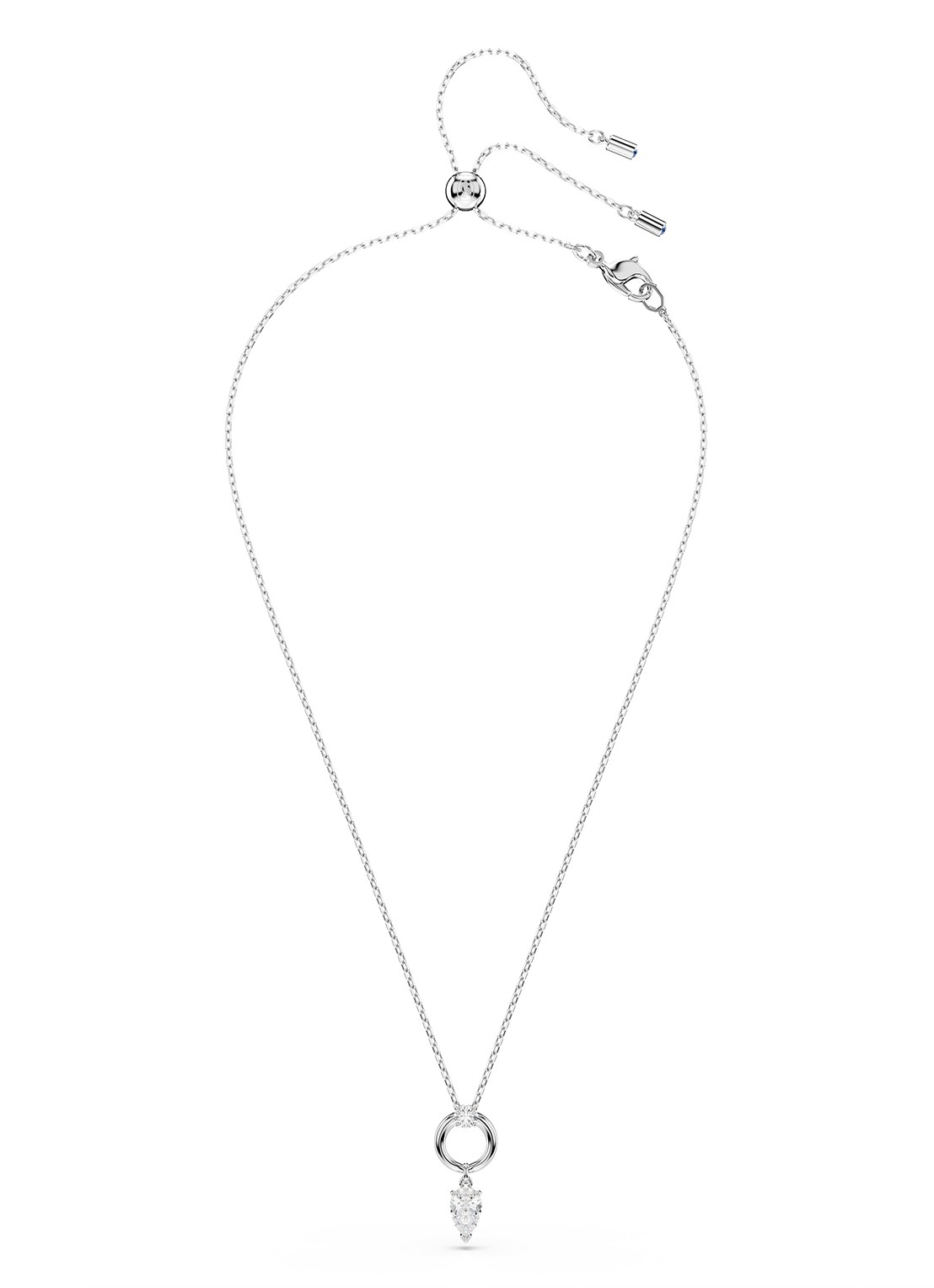 Swarovski Mesmera ketting met zirkonia - detail 3 zilver
