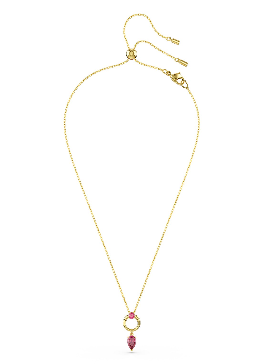 Swarovski Mesmera ketting met zirkonia - detail 3 goud