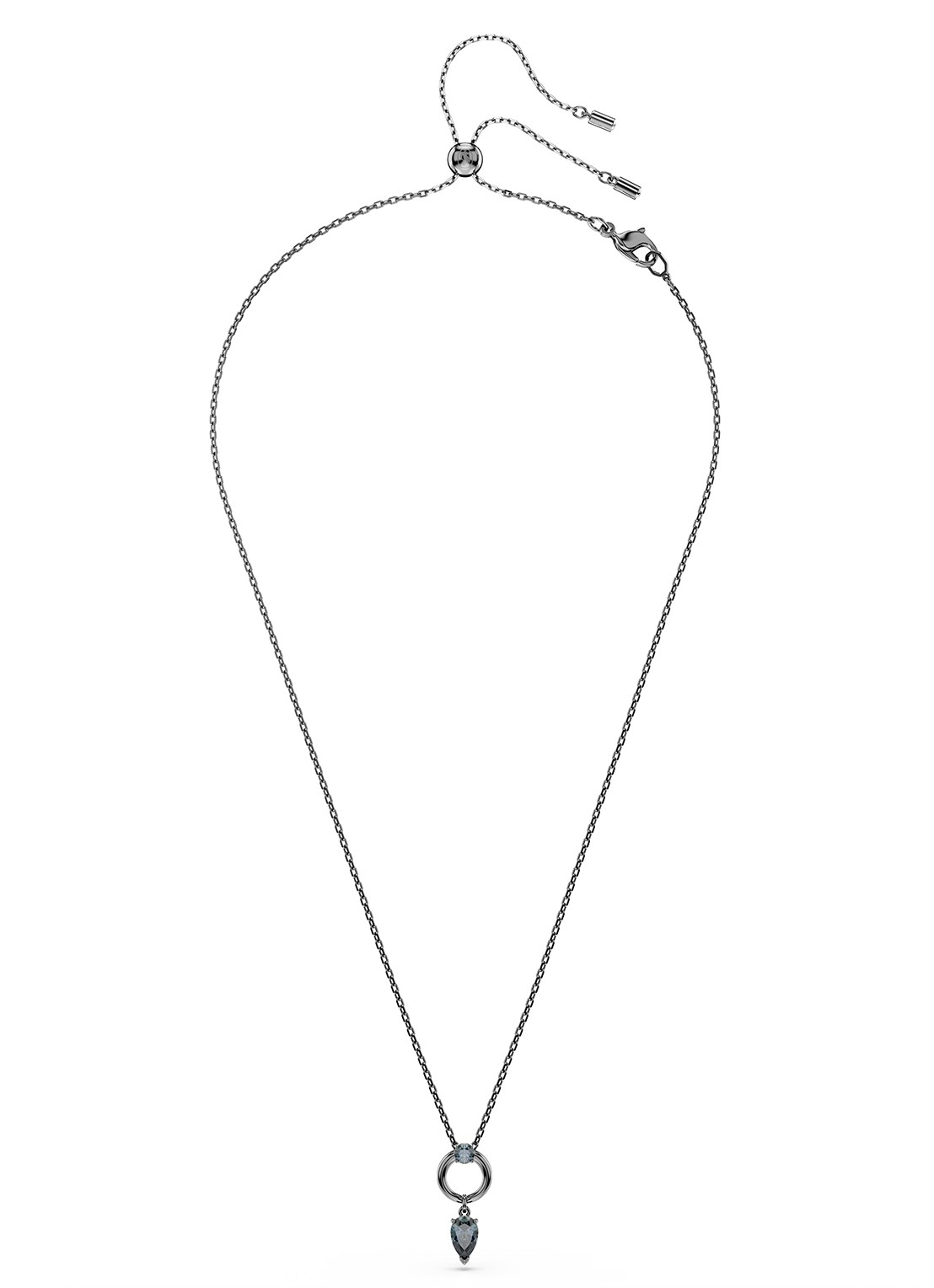 Swarovski Mesmera ketting met zirkonia - detail 3 zilver