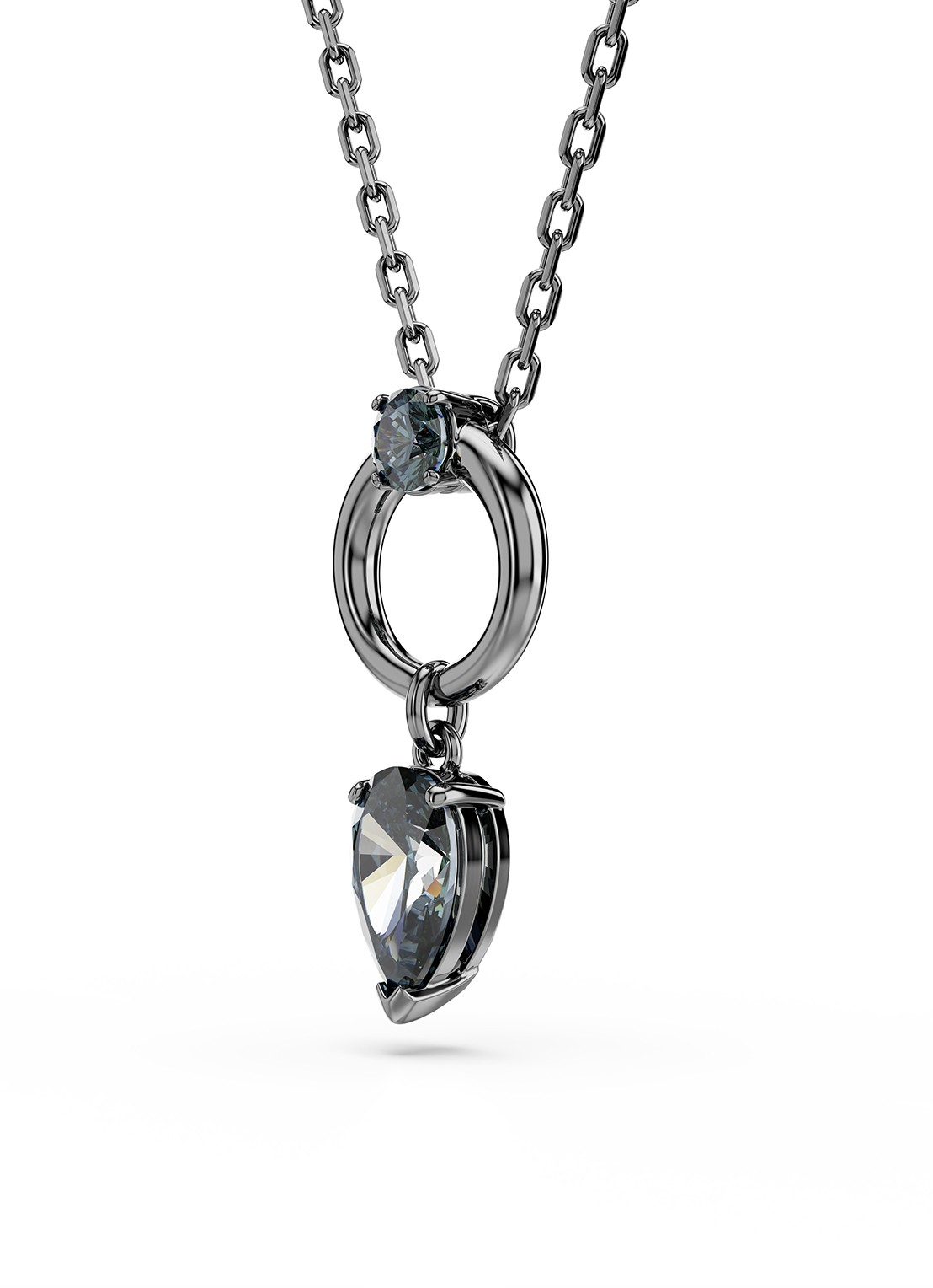 Swarovski Mesmera ketting met zirkonia - detail 4 zilver