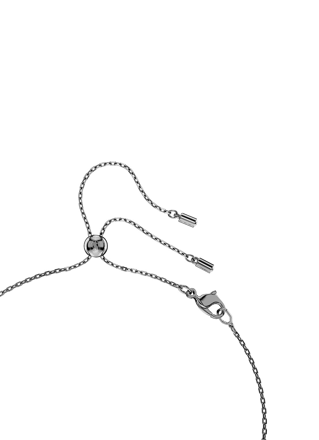 Swarovski Mesmera ketting met zirkonia - detail 5 zilver