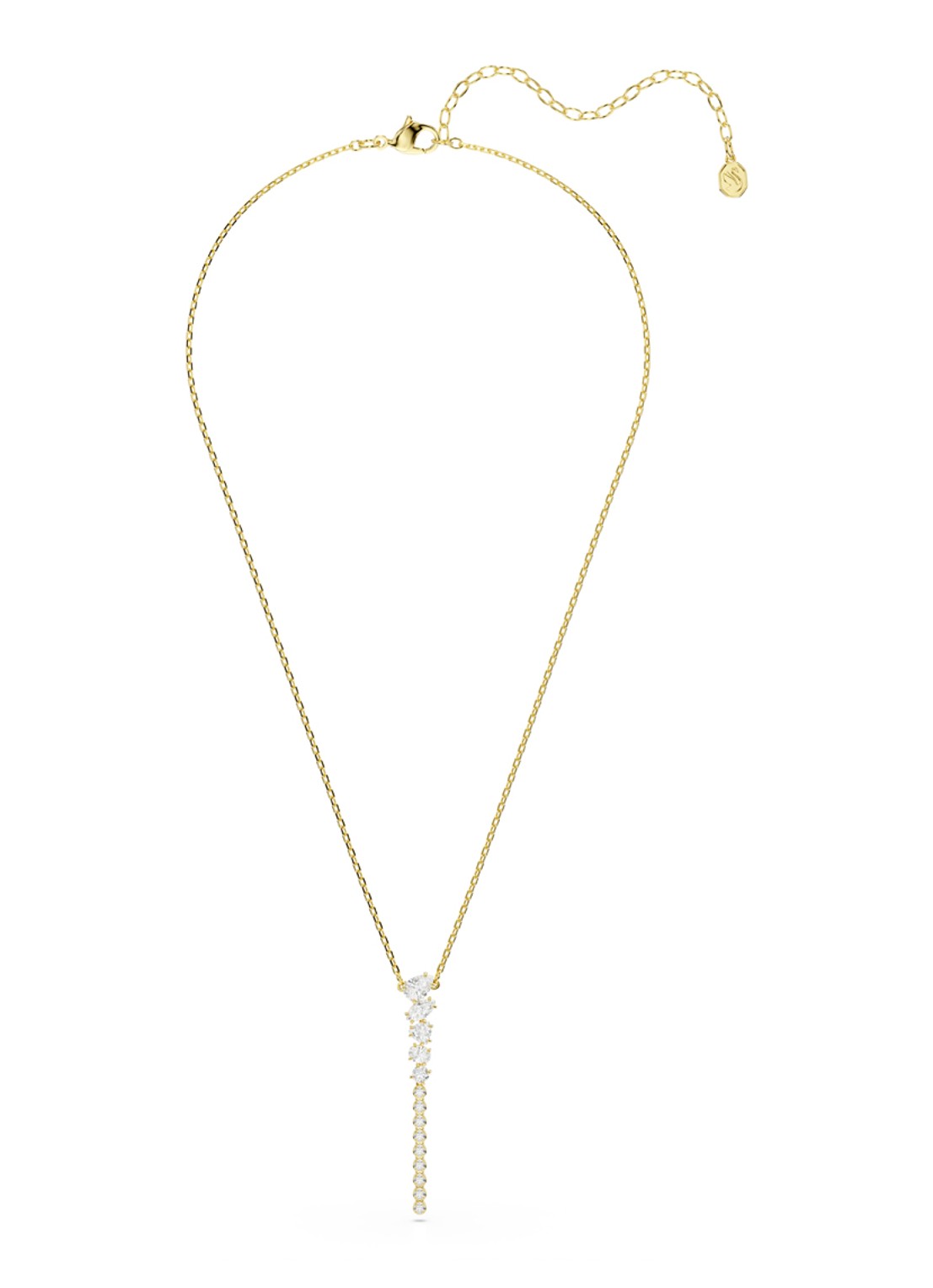 Swarovski Mesmera ketting verguld  - detail 2 goud