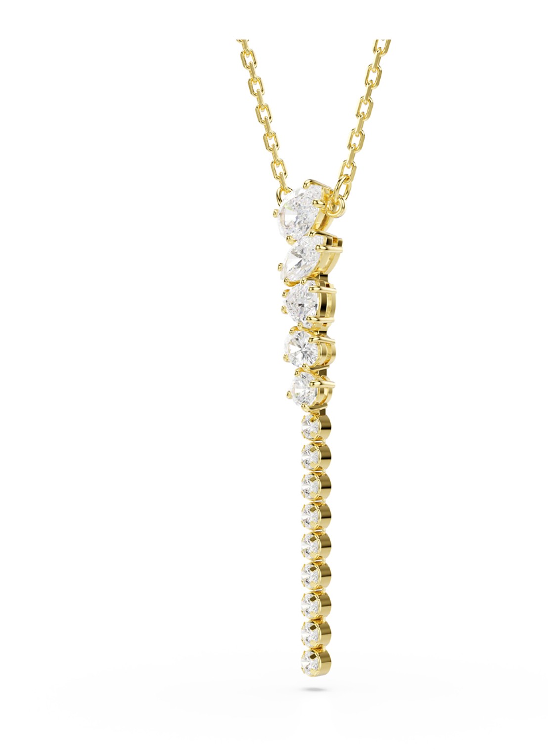 Swarovski Mesmera ketting verguld  - detail 3 goud