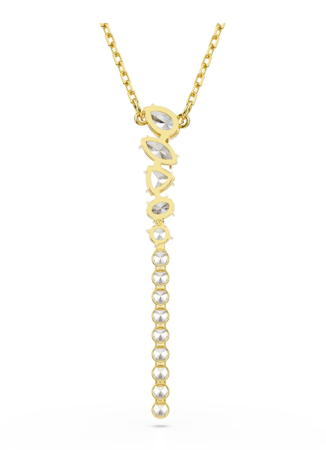 Swarovski Mesmera ketting verguld  - detail 5 goud