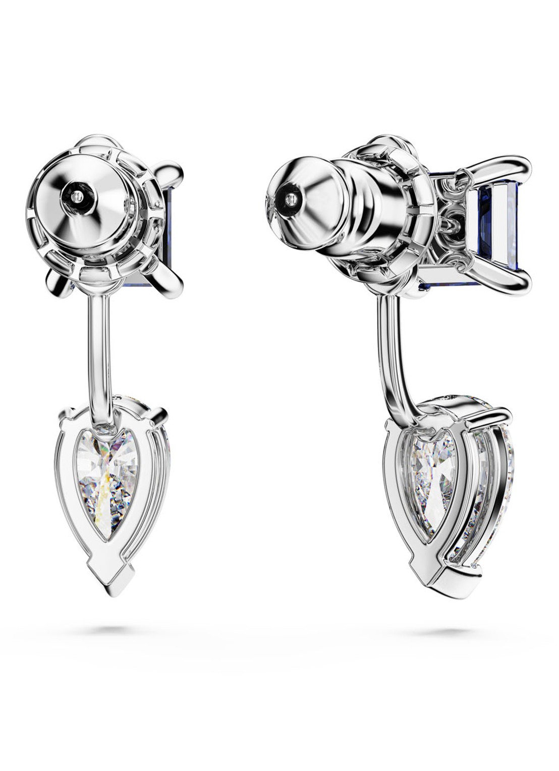 Swarovski Mesmera oorstekers met kristal - detail 2 zilver