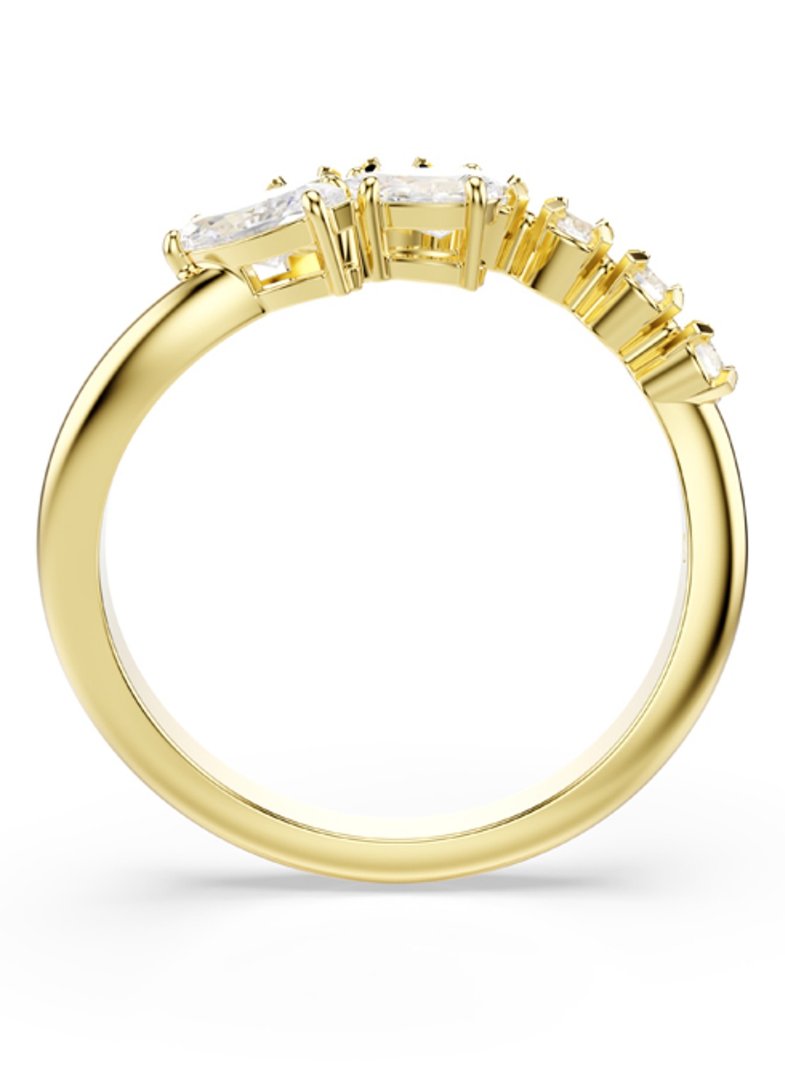 Swarovski Mesmera ring verguld 60 - detail 3 goud
