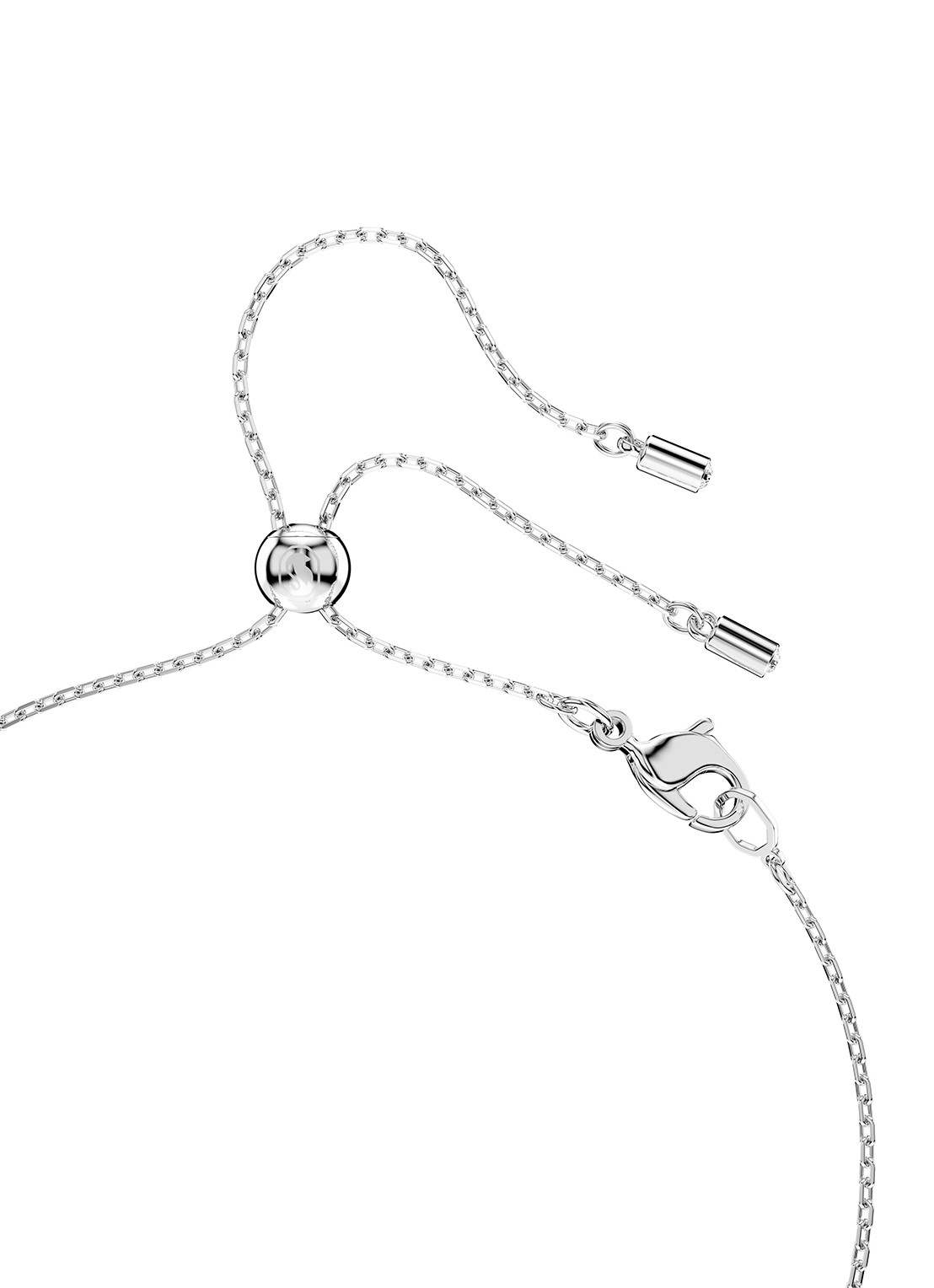 Swarovski Mesmera set van ketting en oorringen met zirkonia - detail 4 zilver