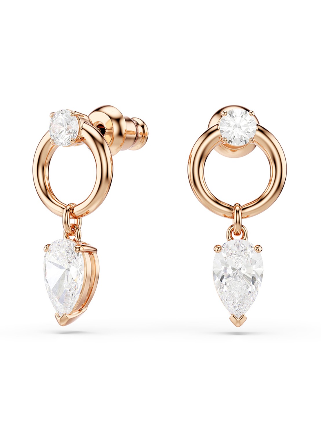 Swarovski Mesmera set van ketting en oorstekers met zirkonia - detail 6 roségoud