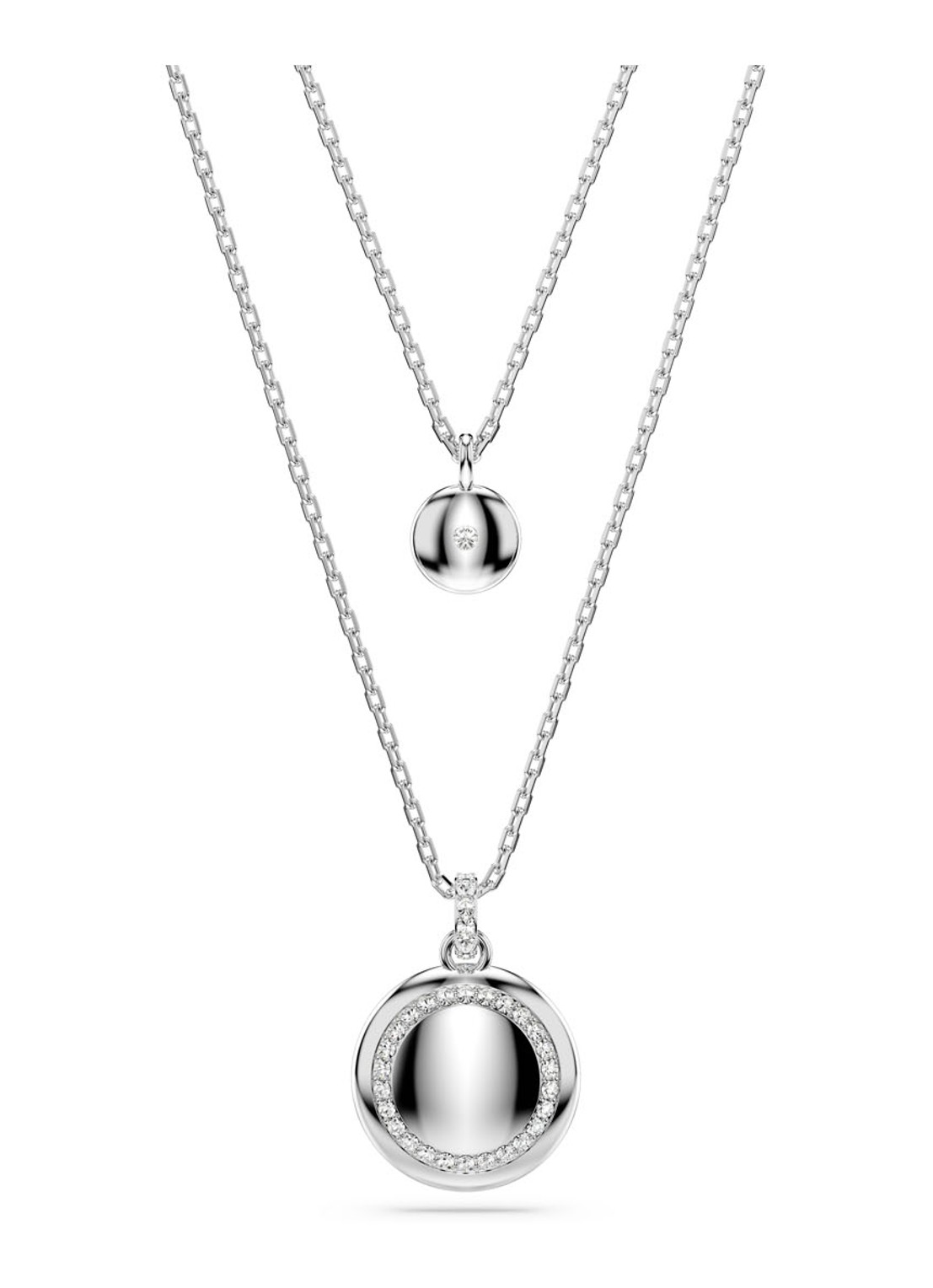 Swarovski Meteora ketting met kristal  - detail 4 zilver