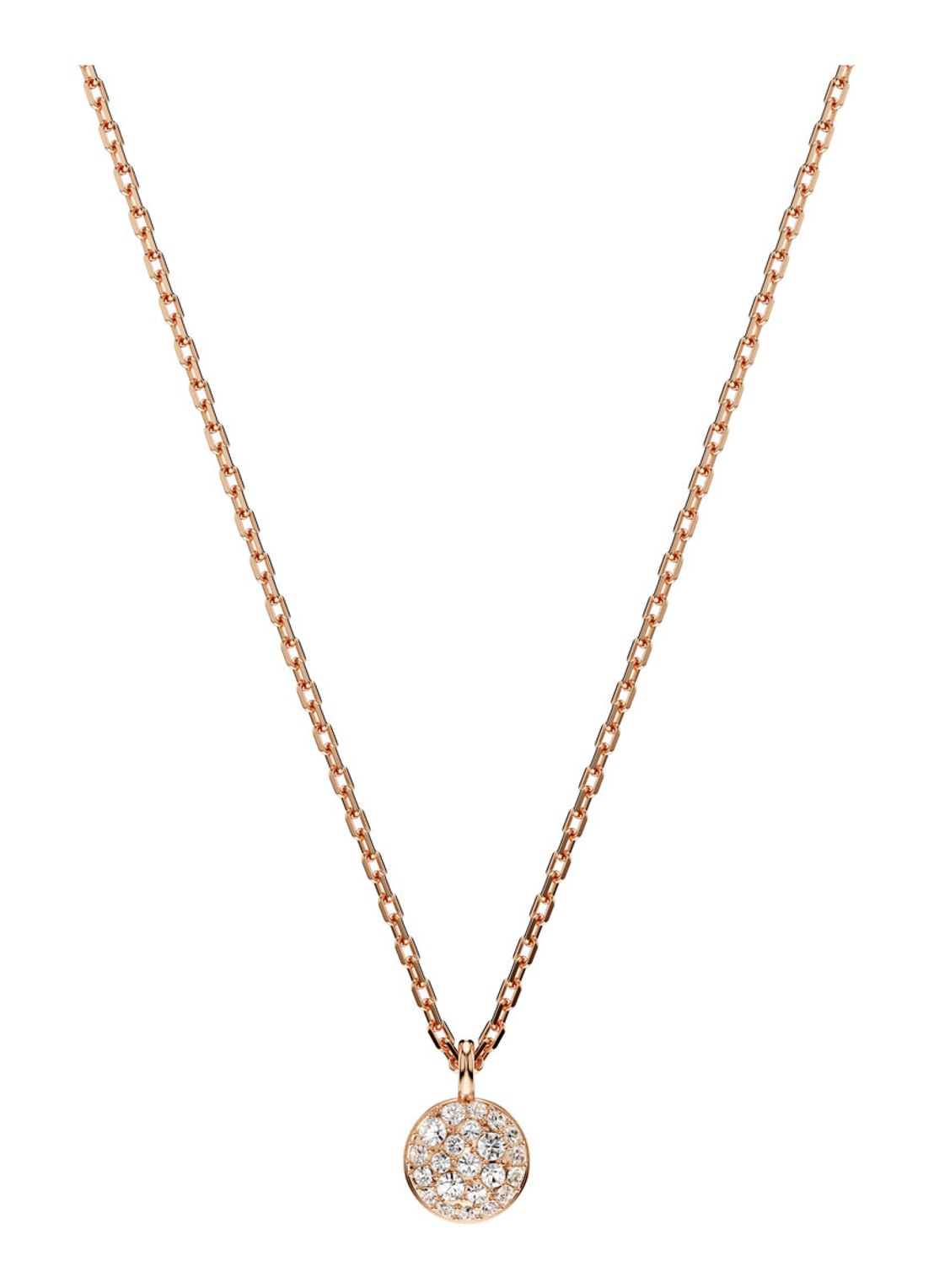 Swarovski Meteora ketting verguld  - detail 5 roségoud