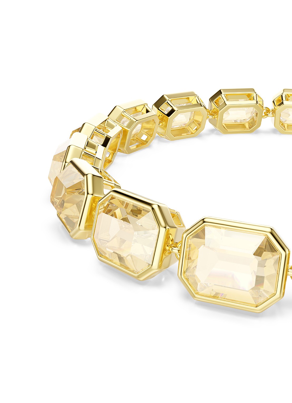 Swarovski Milenia armband met kristal M - detail 5 goud