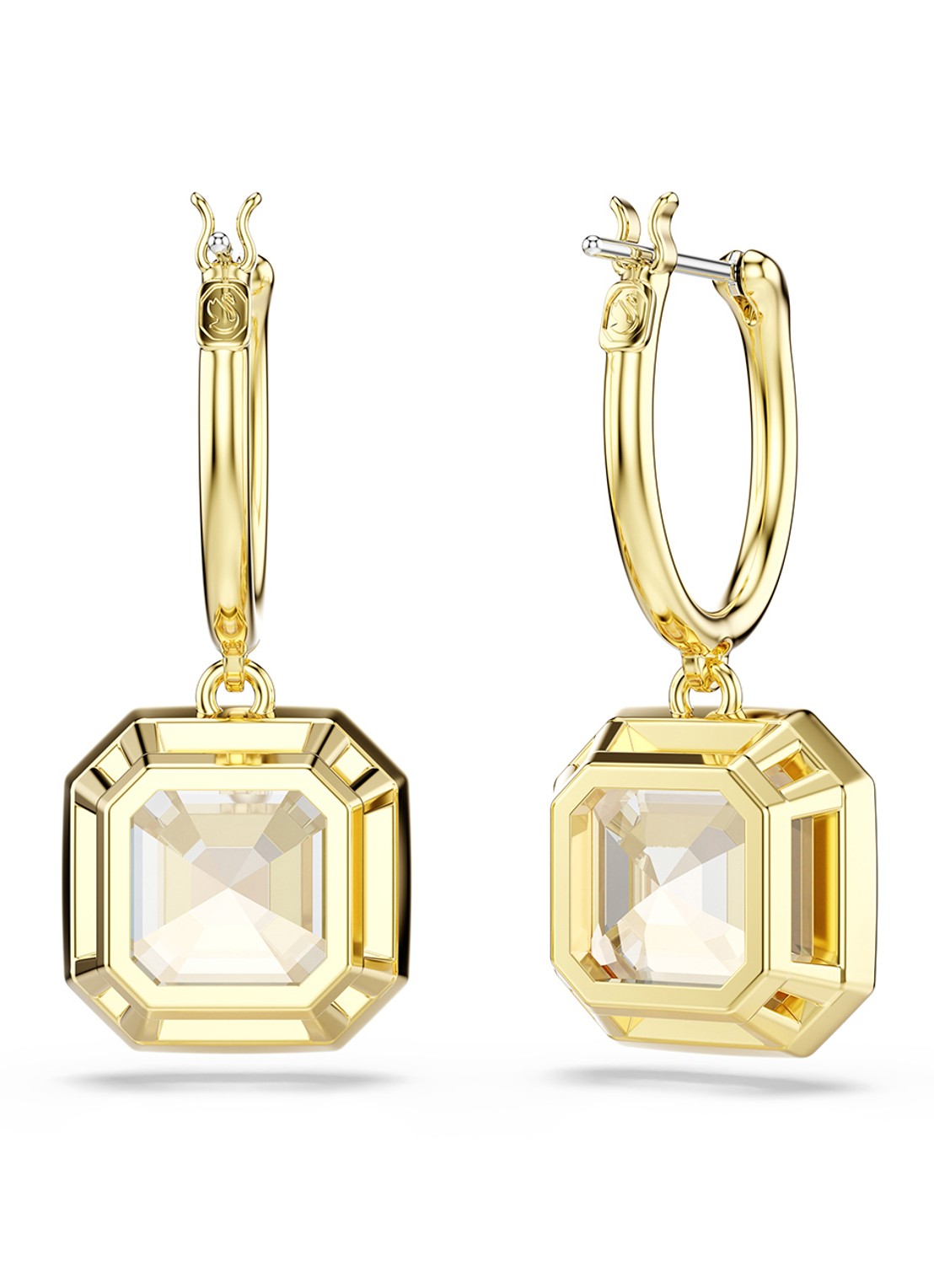 Swarovski Milennia oorringen verguld - detail 5 goud