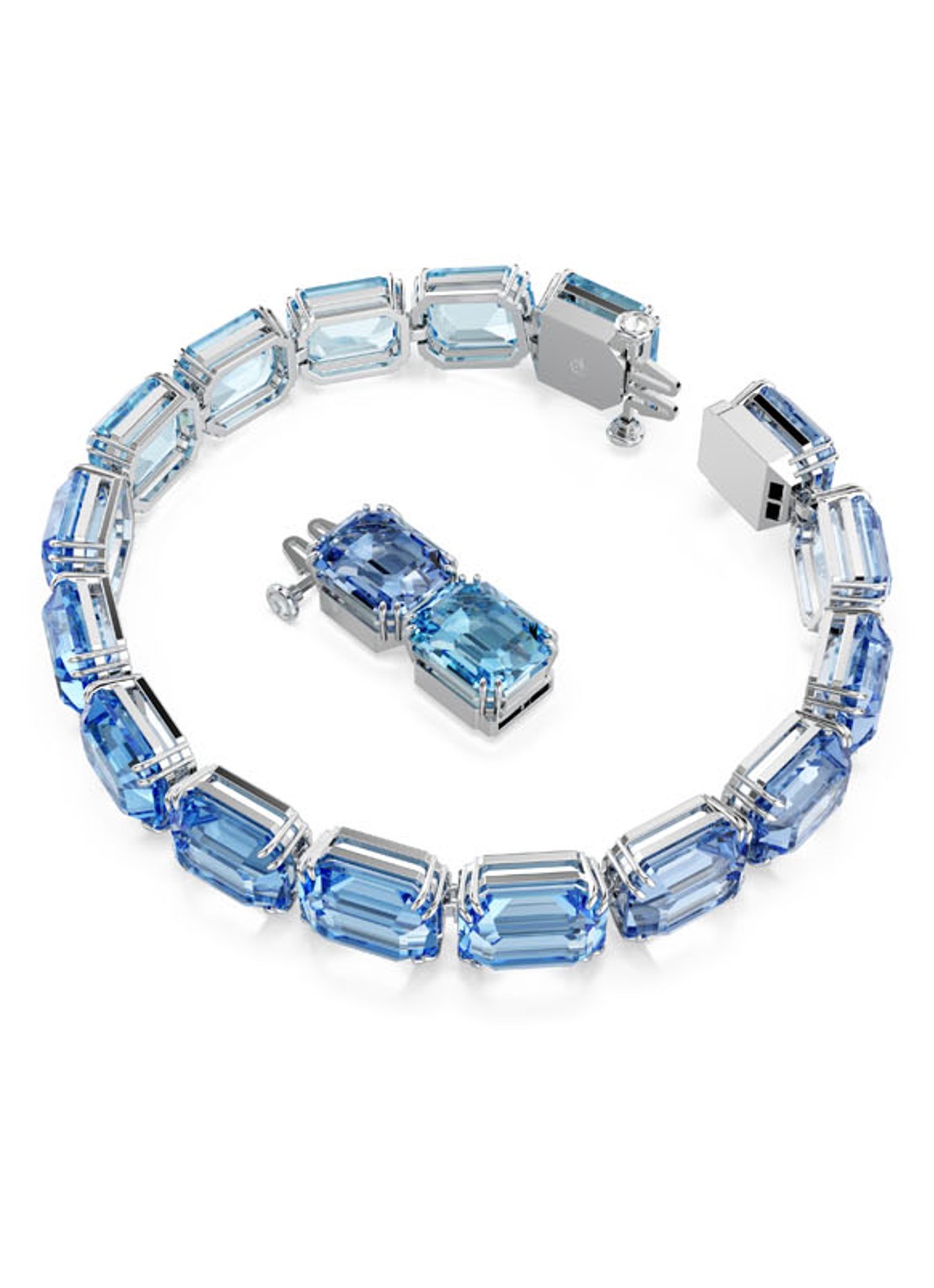 Swarovski Millenia armband met kristal M - detail 2 blauw