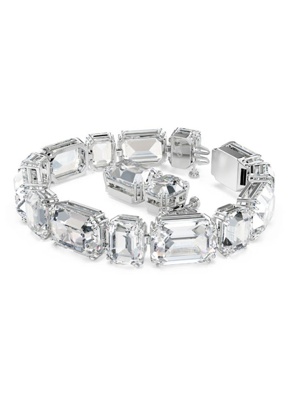 Swarovski Millenia armband met kristal M  - detail 2 zilver