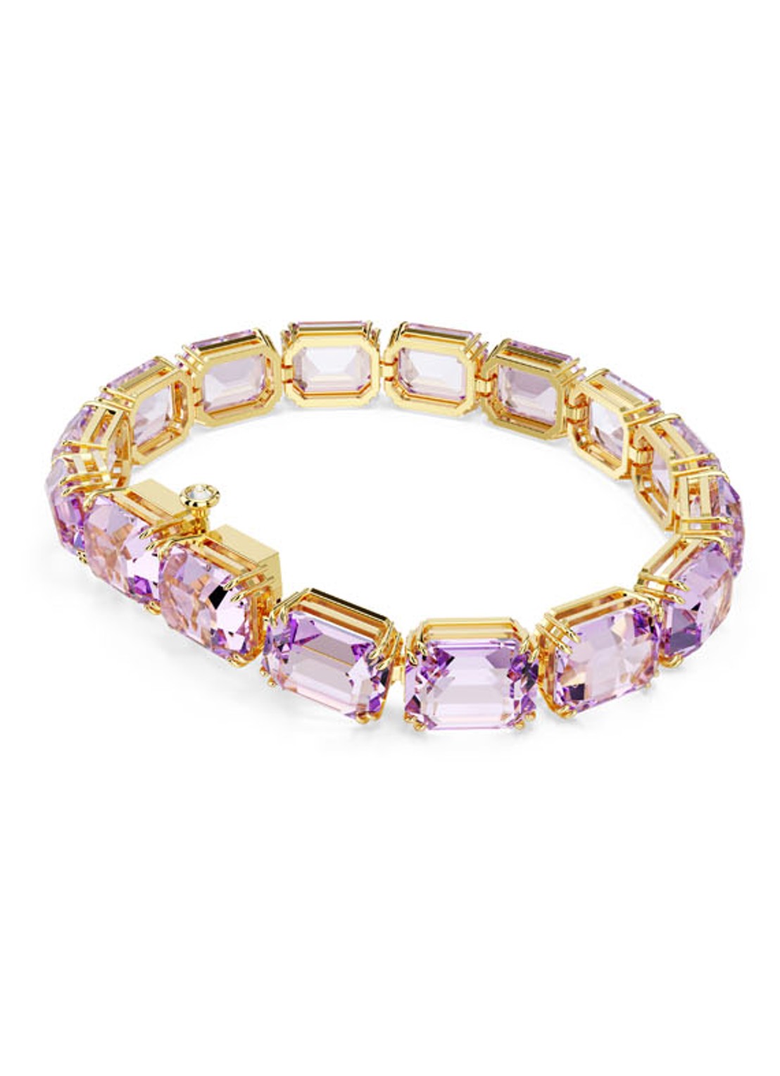 Swarovski Millenia armband met kristal M  - detail 3 roze