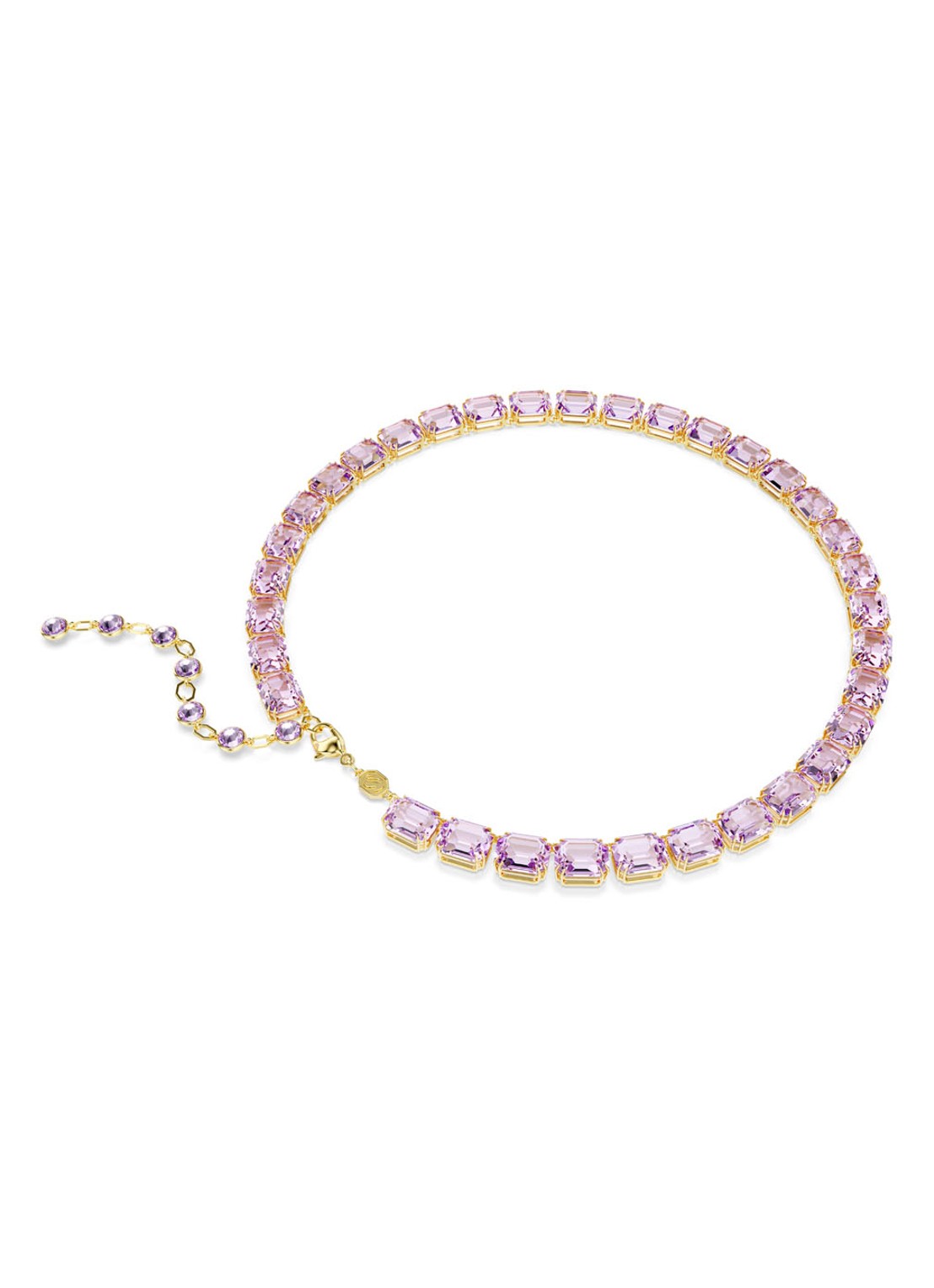 Swarovski Millenia ketting met kristal  - detail 4 roze