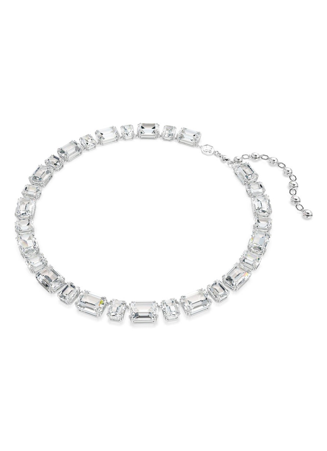 Swarovski Millenia ketting met kristal - detail 2 zilver