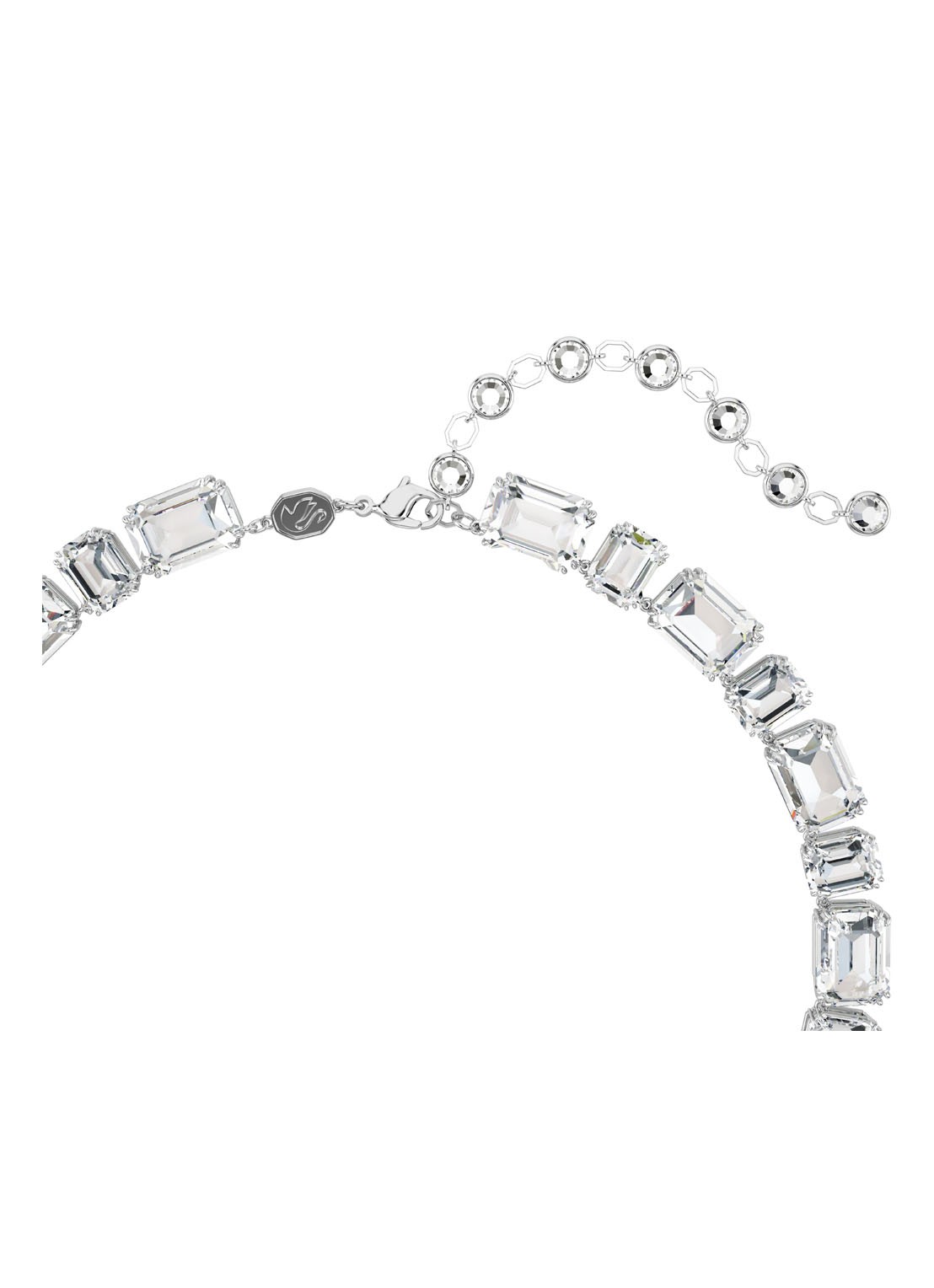 Swarovski Millenia ketting met kristal - detail 3 zilver