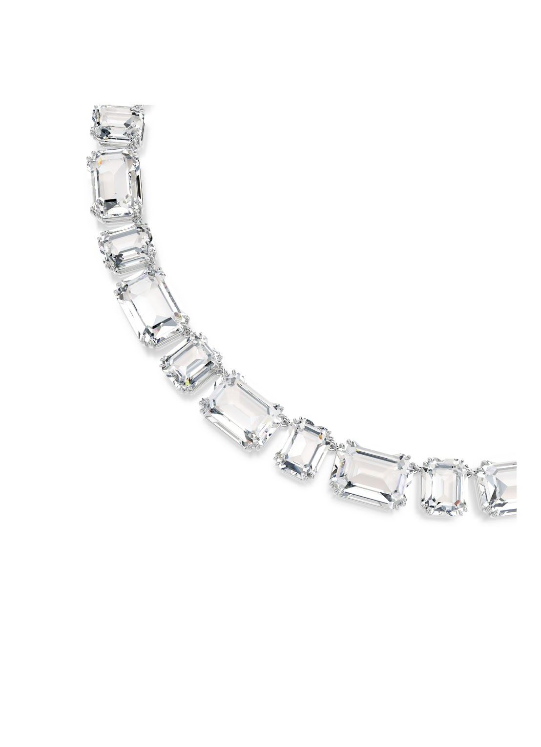 Swarovski Millenia ketting met kristal - detail 4 zilver