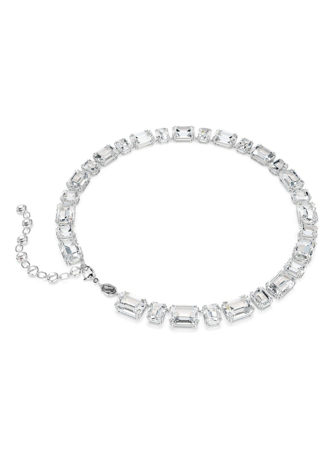 Swarovski Millenia ketting met kristal - detail 5 zilver