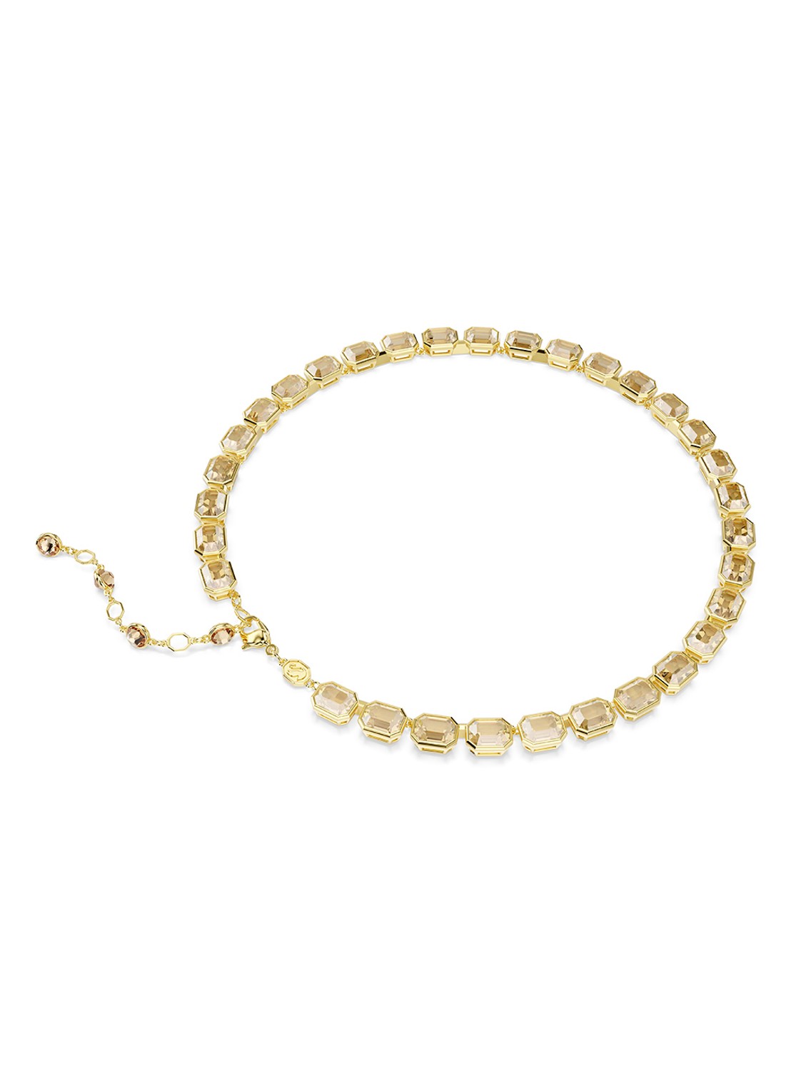 Swarovski Millenia ketting met kristal - detail 4 goud