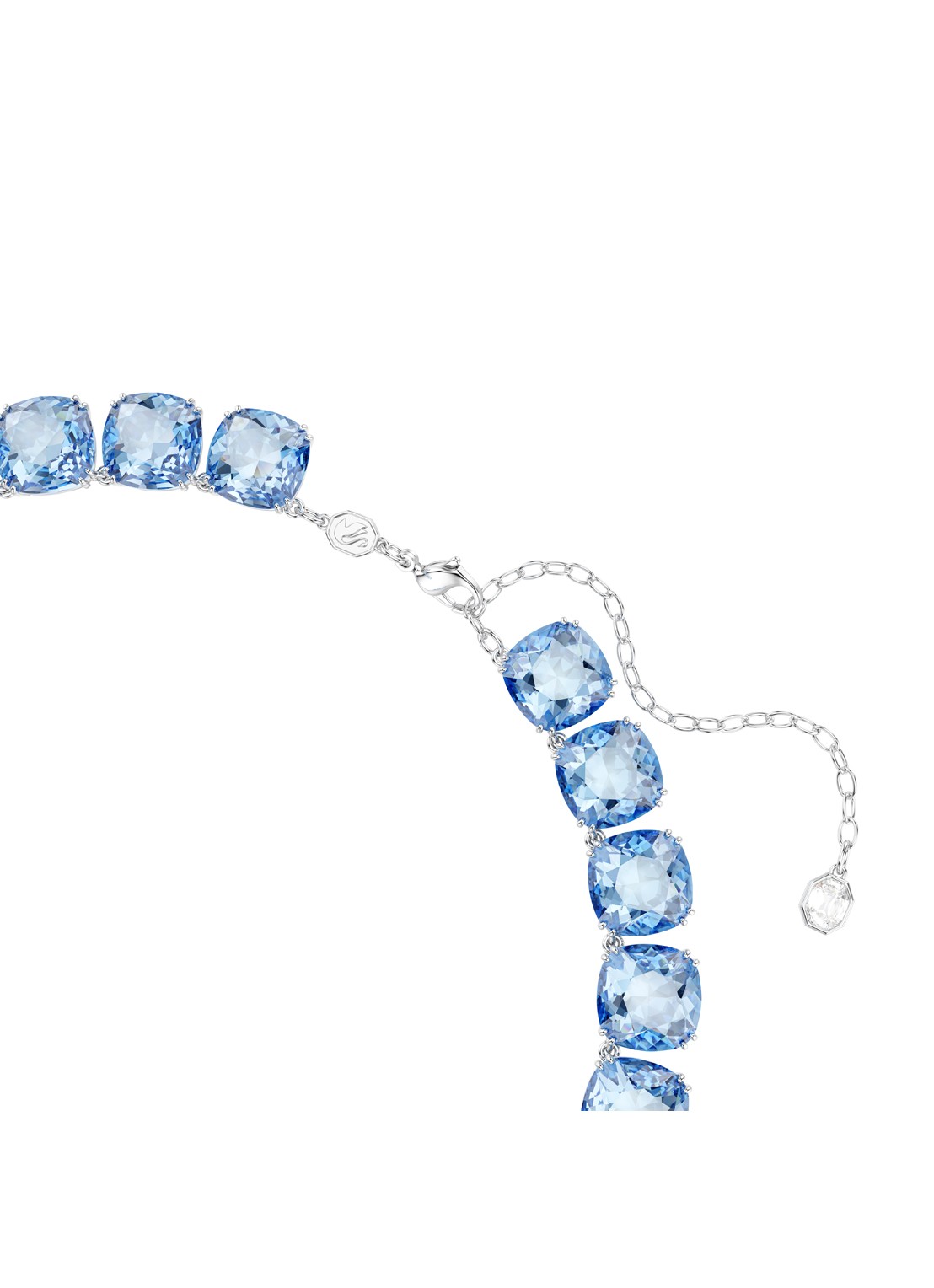 Swarovski Millenia ketting met kristal - detail 3 blauw