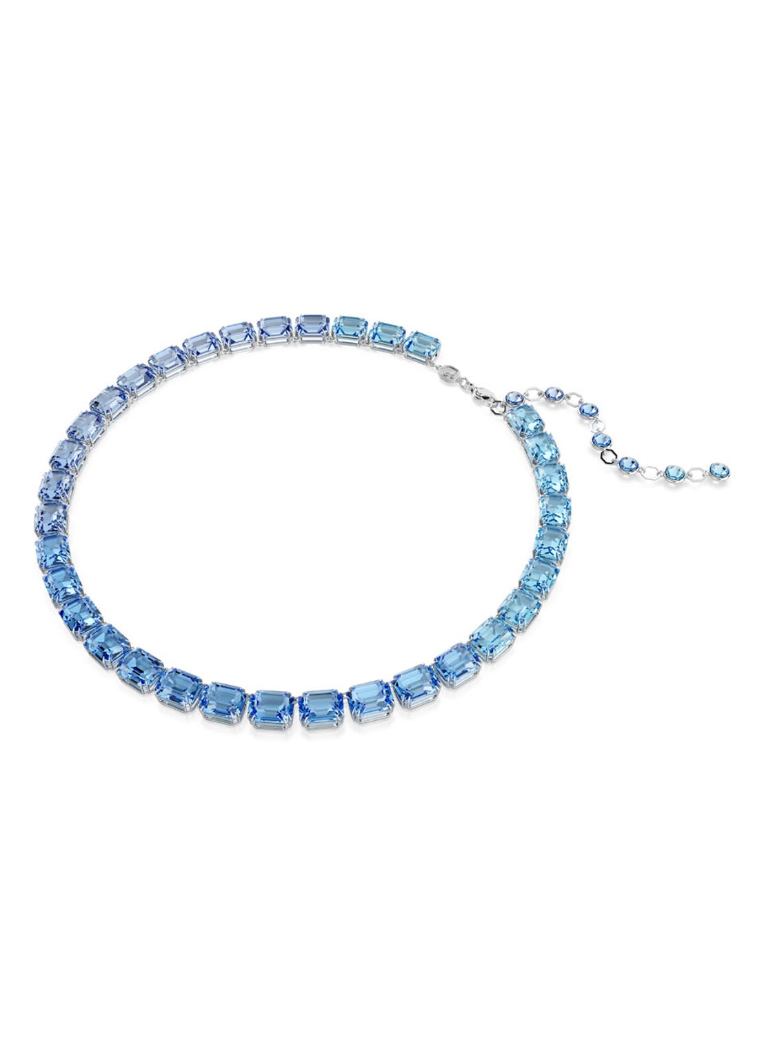 Swarovski Millenia ketting met Swarovski ReCreated™ kristal - detail blauw