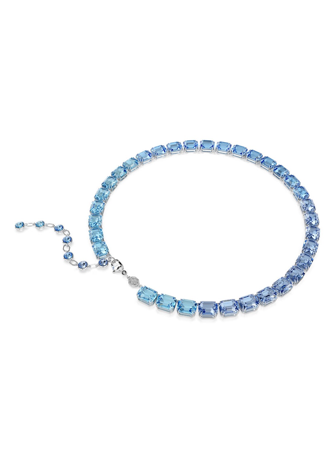 Swarovski Millenia ketting met Swarovski ReCreated™ kristal - detail 3 blauw