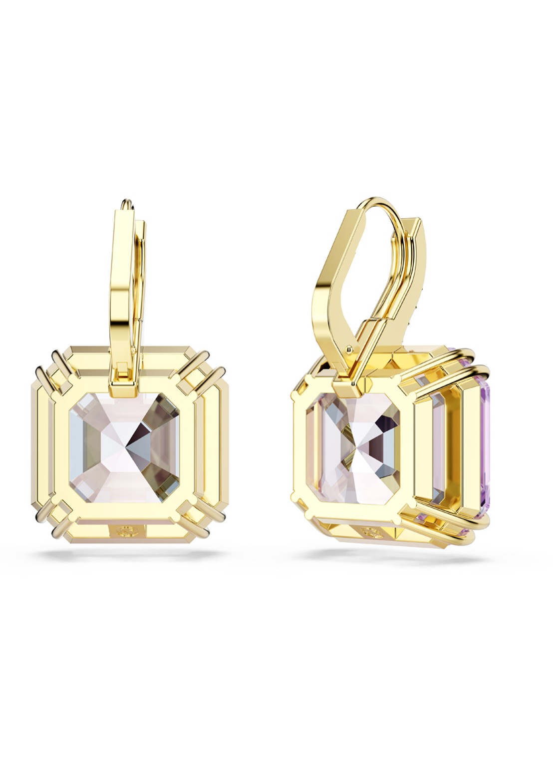 Swarovski Millenia oorhangers verguld - detail 4 goud