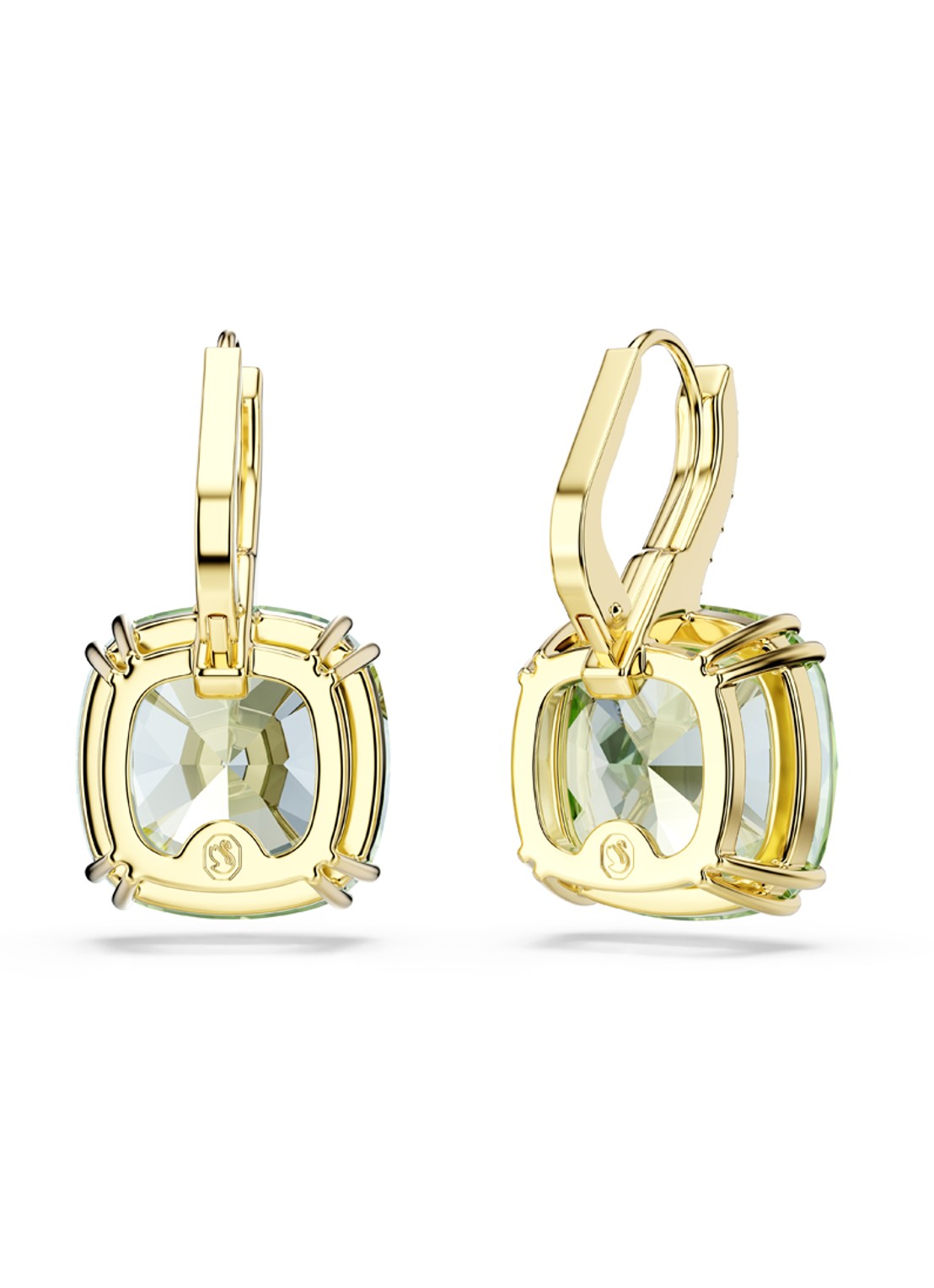 Swarovski Millenia oorhangers verguld - detail 3 goud
