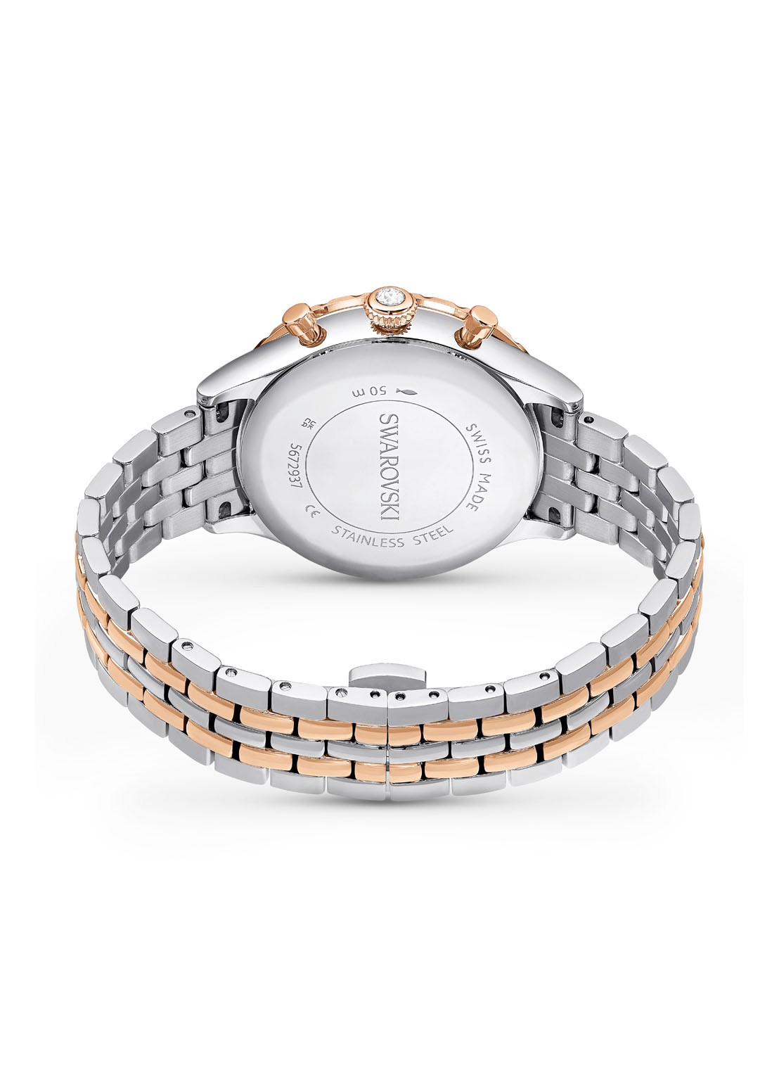 Swarovski Octea Chrono horloge 5672937 - detail 3 zilver