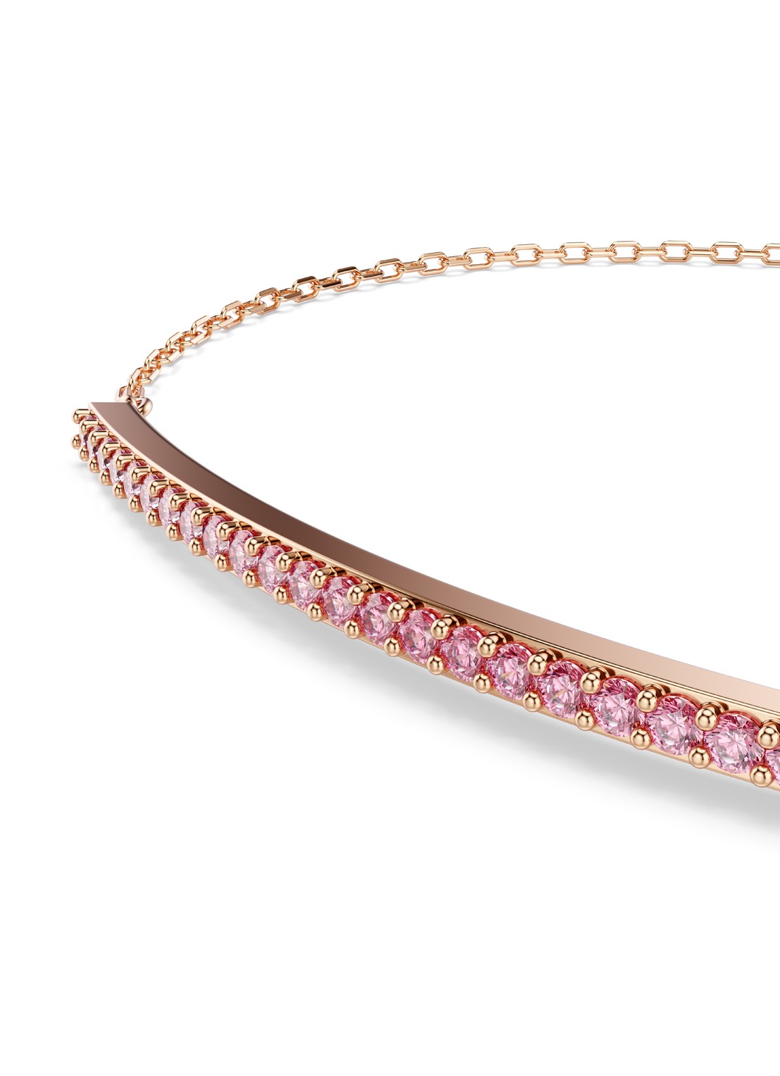 Swarovski Only armband met kristal - detail roségoud