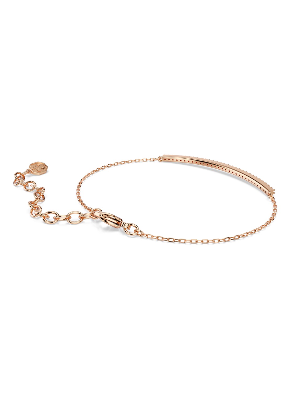 Swarovski Only armband met kristal - detail 3 roségoud