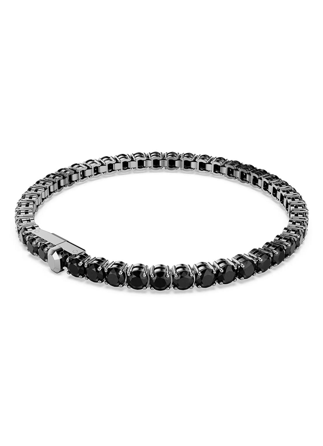 Swarovski Re Matrix armband met kristal M - detail 6 zwart