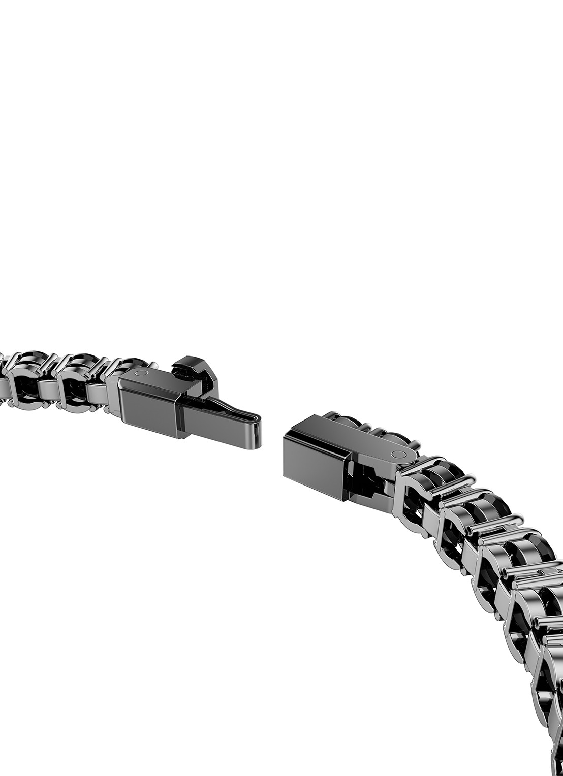 Swarovski Re Matrix armband met kristal XL - detail 3 zwart