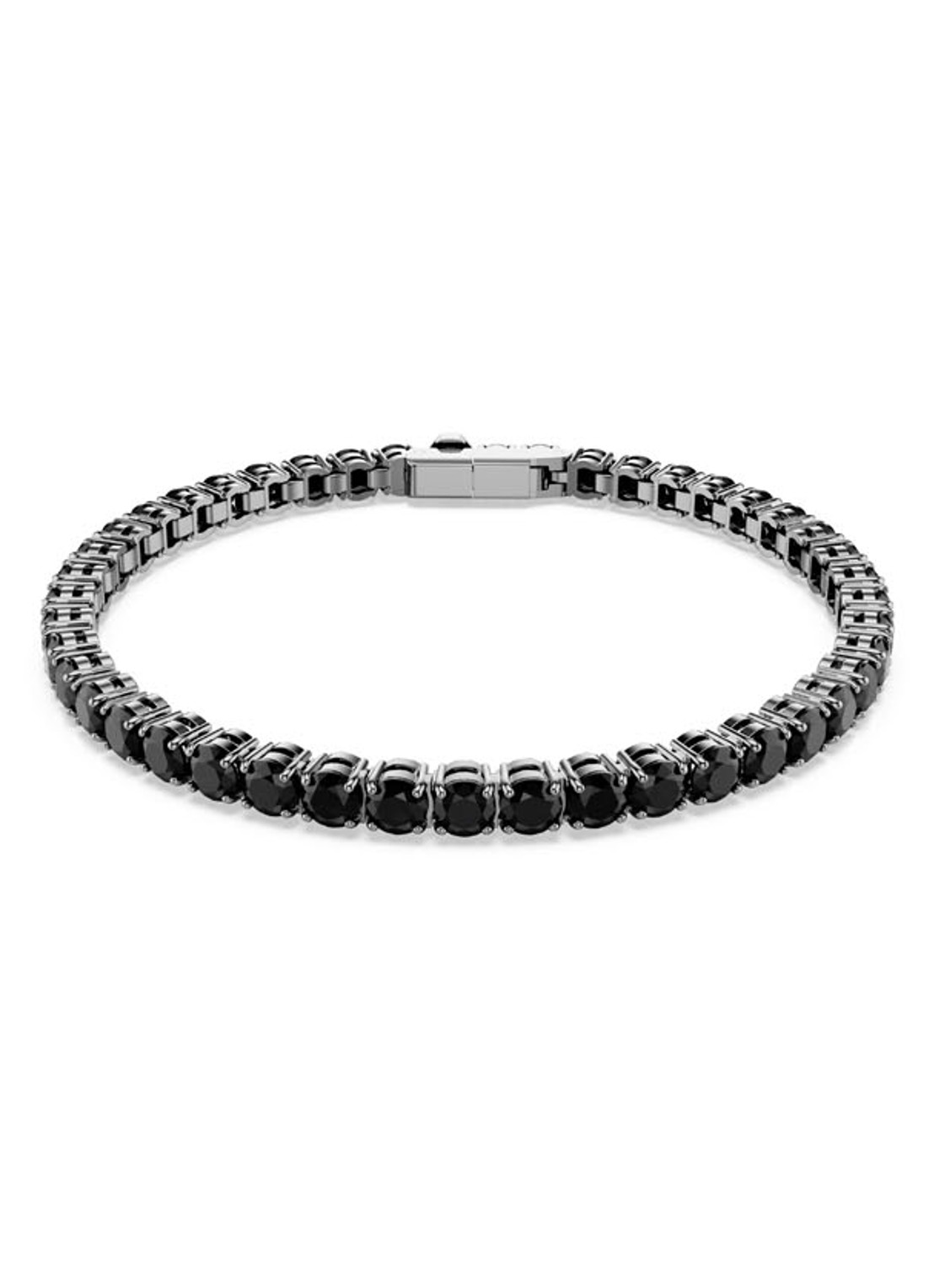 Swarovski Re Matrix armband met kristal XL - voorkant zwart