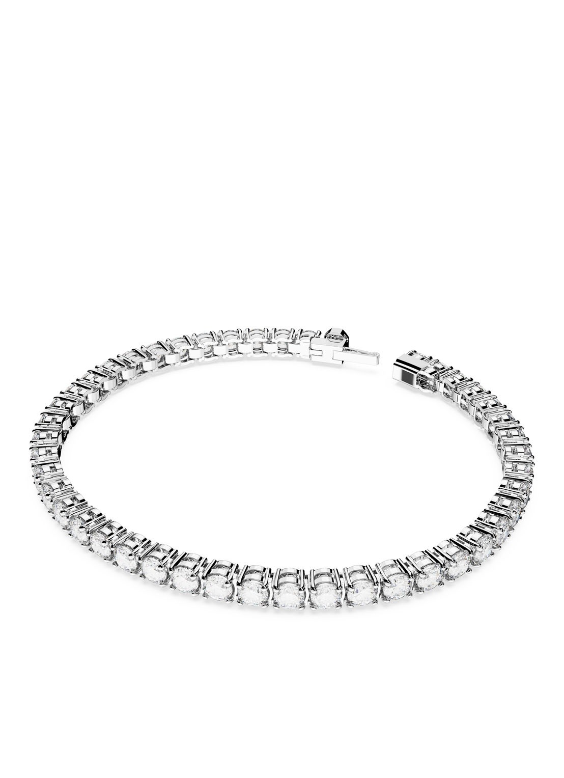 Swarovski RE MATRIX BRACELET S WHI/RHS L - detail zilver