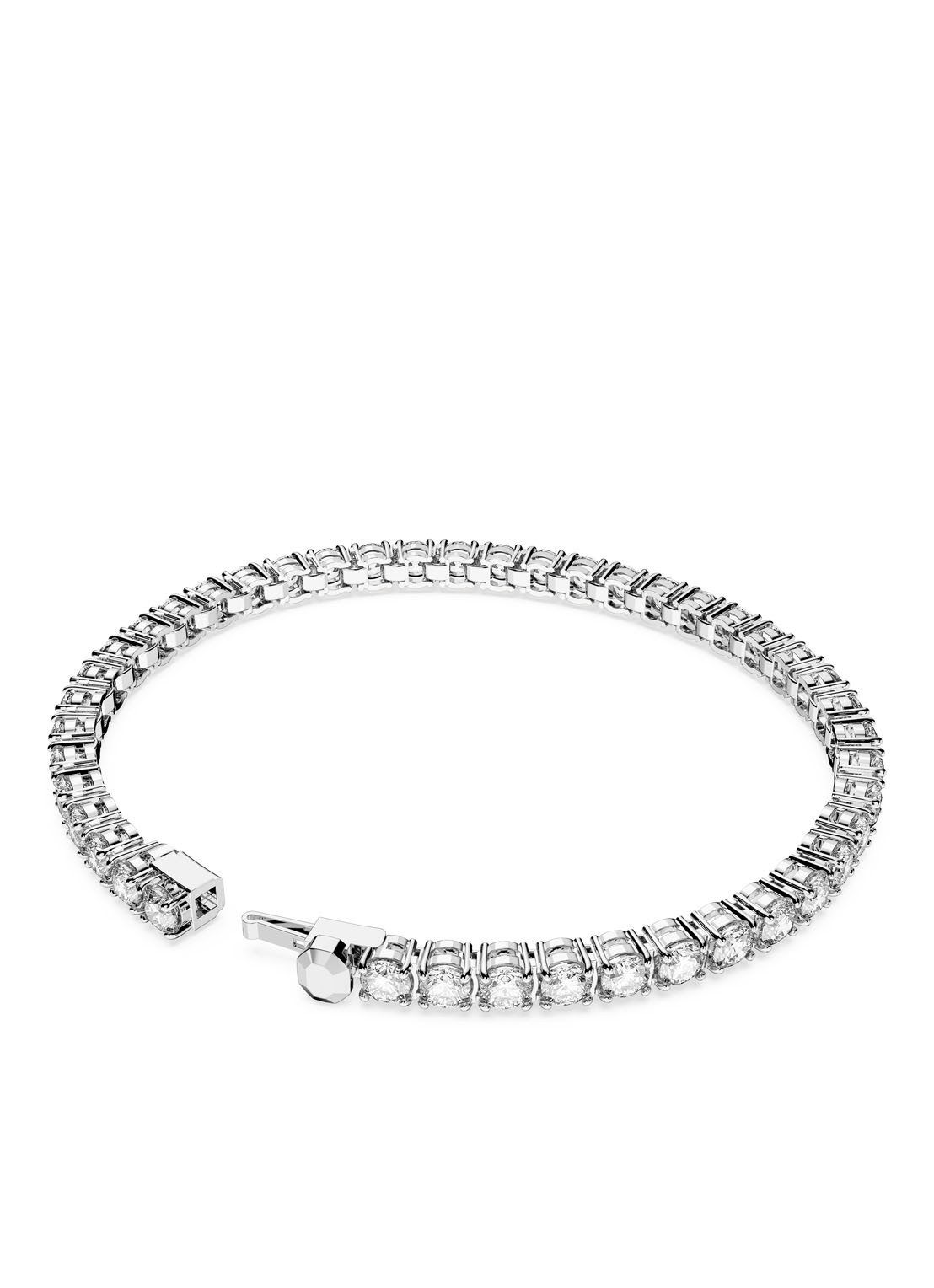 Swarovski RE MATRIX BRACELET S WHI/RHS L - detail 3 zilver