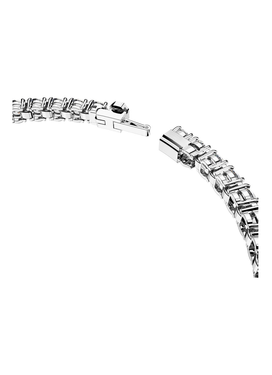 Swarovski RE MATRIX BRACELET S WHI/RHS M - detail zilver