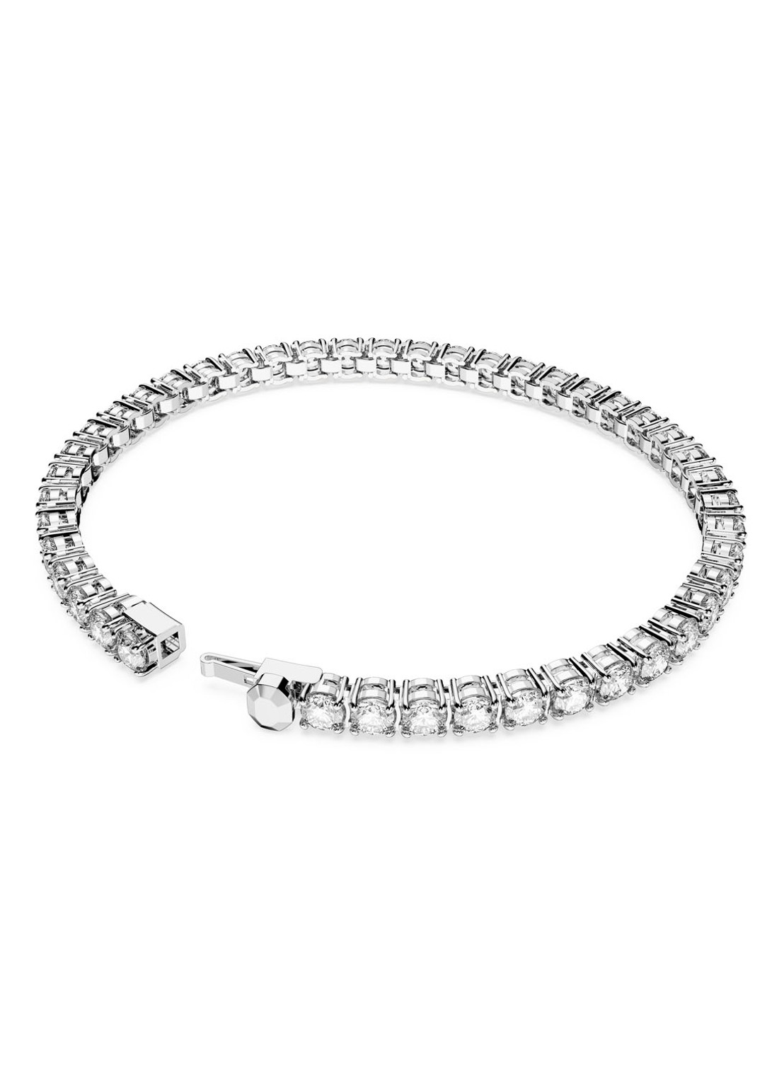 Swarovski RE MATRIX BRACELET S WHI/RHS M - detail 2 zilver