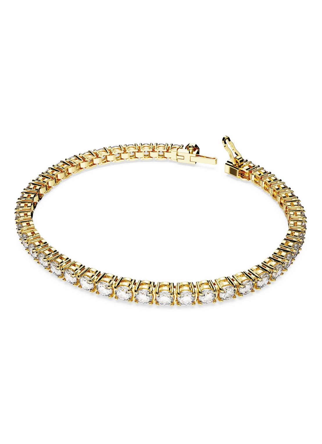 Swarovski RE MATRIX BRACELET S WHITE/GOS - detail 2 goud
